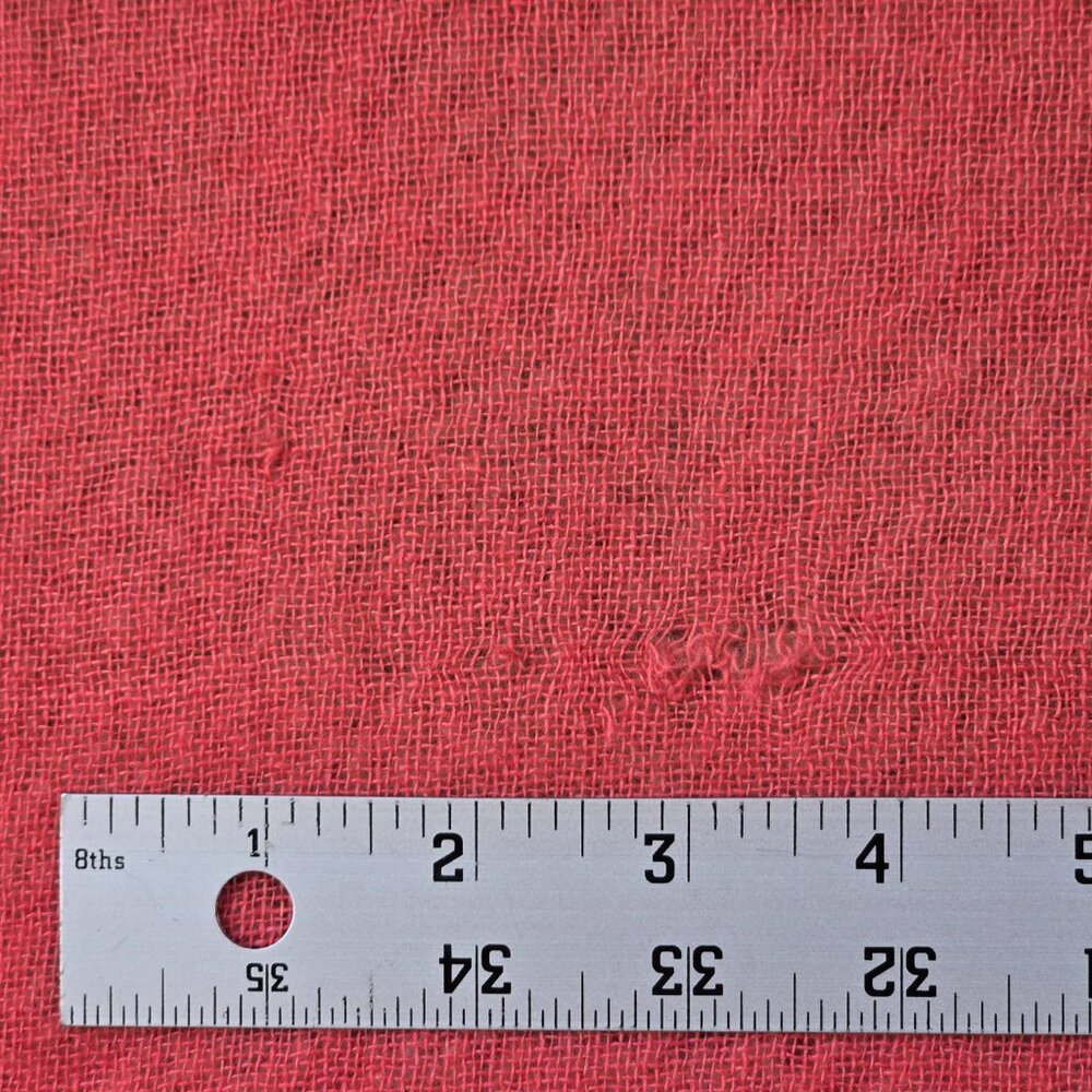 NWOT Cocowai Pink Woven Cashmere Scarf *FLAW* - Picture 3 of 9